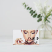 Makeup Artist Visitekaartje (Staand voorkant)