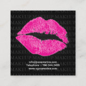 MAKEUP ARTIST VISITEKAARTJE (Achterkant)