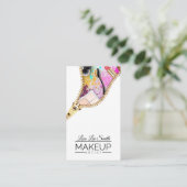 Makeup Artist Visitekaartje (Staand voorkant)