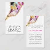 Makeup Artist Visitekaartje (Voorkant / Achterkant)