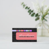 Makeup Artist Visitekaartje (Staand voorkant)