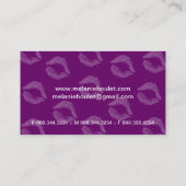 MAKEUP ARTIST VISITEKAARTJE (Achterkant)