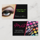 Makeup Artist Visitekaartje Eye (Voorkant / Achterkant)