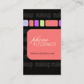 Makeup Artist Visitekaartjes (Achterkant)