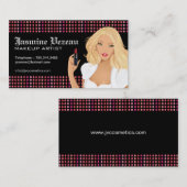 Makeup Artist Visitekaartjes (Voorkant / Achterkant)