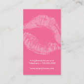 MAKEUP ARTIST VISITEKAARTJES (Achterkant)