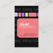 Makeup Artist Visitekaartjes (Achterkant)