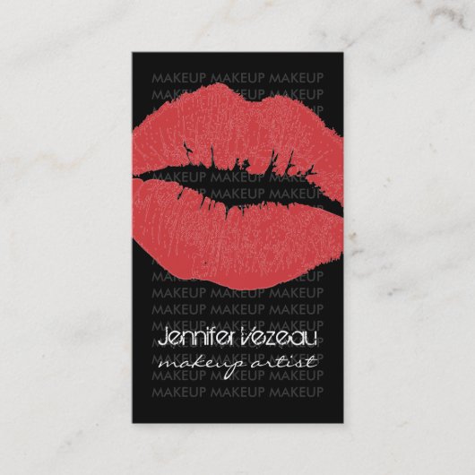 Makeup Artist Visitekaartjes (Voorkant)