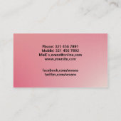 Makeup Artist - Visitekaartjes (Achterkant)