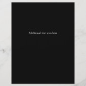 Makeup & Beauty Chic Glam Event Flyer Poster (Achterkant)