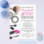 Makeup & Beauty Chic Glam Event Flyer Poster (Enkel)
