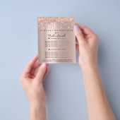 Makeup Beauty Salon Roos Glitter Flyer Drip 2 Pagi (Hand)