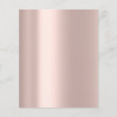 Makeup Beauty Salon Roos Glitter Flyer Lash Brows (Achterkant)