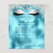 Makeup Beauty SilverOcean  Glitter Prijslijst Wimp Flyer (Voorkant)