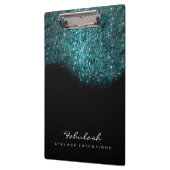 Makeup Beauty Studio Lashes Ocean Blue Sequin Klembord (Links)