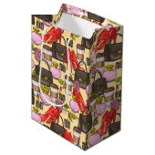 Makeup Coffee Style Beauty Gift-tas Medium Cadeauzakje (Voorkant Gekanteld)