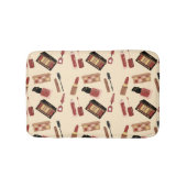 Makeup Cosmetics Beauty Pattern Cosmetology Badmat (Voorkant)