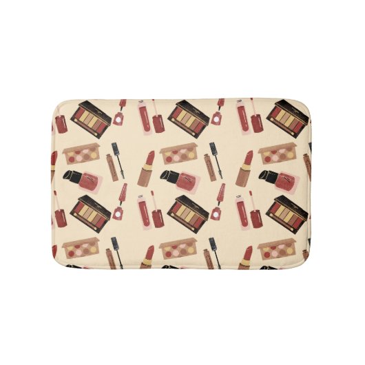 Makeup Cosmetics Beauty Pattern Cosmetology Badmat (Voorkant)
