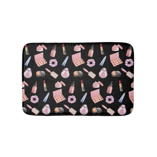 Makeup Cosmetics Beauty Pattern Cosmetology Badmat (Voorkant)
