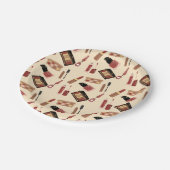 Makeup Cosmetics Pattern Cosmetology Papieren Bordje (Gekanteld)