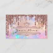 Makeup Event Planner Roos Crown Holograded Crown C Visitekaartje (Voorkant)