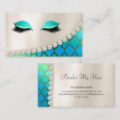 Makeup Eye Lash Lashes Moroccan Visitekaartje (Voorkant / Achterkant)