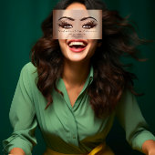 Makeup Eyebrow Lash Glitter VIP Roos Gold Spark Visitekaartje