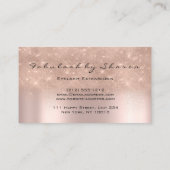 Makeup Eyebrow Lashes Glitter Drip Spark Estetican Visitekaartje (Achterkant)