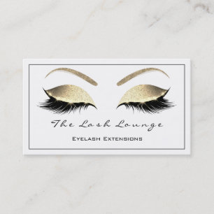 Makeup Eyebrow Lashes Glitter Gold White Black2 Visitekaartje