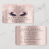 Makeup Eyebrows Lashes Roos Brown Eye VIP Visitekaartje (Voorkant / Achterkant)