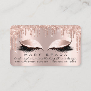 Makeup Eyebrows Lashes Roze Sociale Media Visitekaartje