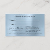 Makeup Eyes Lashes Blue Roos Drip Appointcard Afsprakenkaartje (Achterkant)