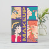 MAKEUP GIRLS KAART (Staand voorkant)