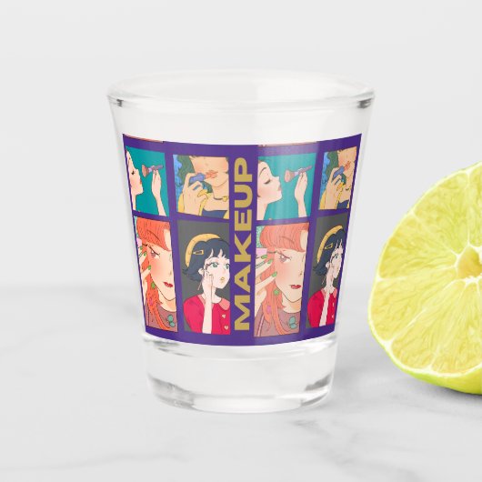 MAKEUP GIRLS SHOT GLAS (Voorkant)