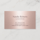 Makeup Hair Salon Silver Drift Roos Gold Loyalty (Achterkant)