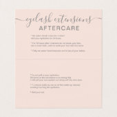 Makeup hair Silver Glitter pastel eye aftercare Visitekaartjes (Binnenkant ongevouwen)