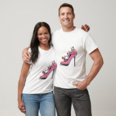 Makeup High Heels Stillettos T-shirt (Unisex)