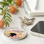 MAKEUP IN KOFFIE SHOP SLEUTELHANGER (Zijkant)