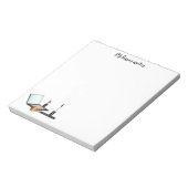 Makeup ingesteld met aangepaste titel notitieblok (Gedraaid)