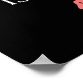 Makeup is kunst Beauty is geest Poster (Hoek)