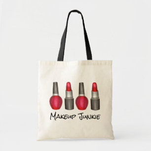 Makeup Junkie Red Lipstick Nail Pools Beauty Tas
