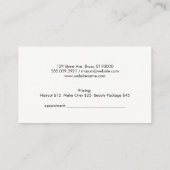 Makeup Kit | Achtergrond marmer Afsprakenkaartje (Achterkant)