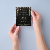 Makeup kunstenaar business personaliseerd flyer (Hand)