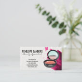 Makeup kunstenaar compact | Penseelstreek Visitekaartje (Staand voorkant)