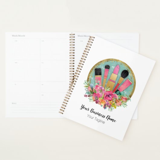 Makeup kunstenaar Cosmetoloog Beauty Personalized Planner (Display)