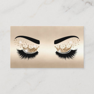 Makeup kunstenaar Crown Lashes Beauty Salon Extens Visitekaartje