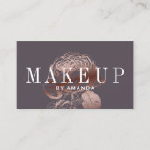 Makeup kunstenaar modern Roos Gold Floral Loyalty (Voorkant)