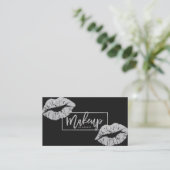 Makeup kunstenaar typografie visitekaartje (Staand voorkant)