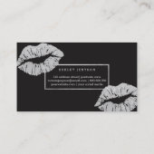 Makeup kunstenaar typografie visitekaartje (Achterkant)