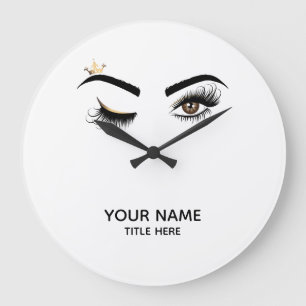 Makeup kunstenaar Wink Eye Beauty Salon Lash Exten Grote Klok
